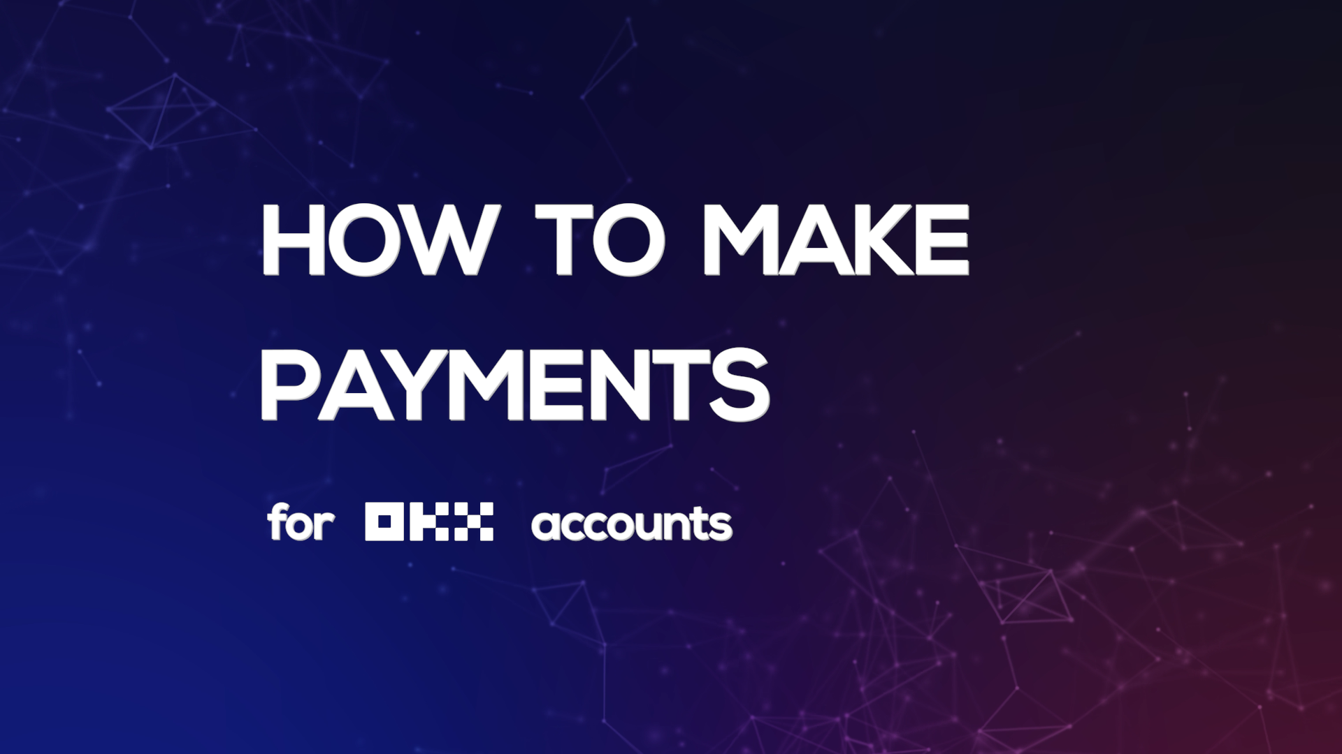 How to make payments to EndoTech from OKX - EndoTech